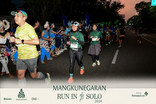 Race photo from Mangkunegaran Run 2024