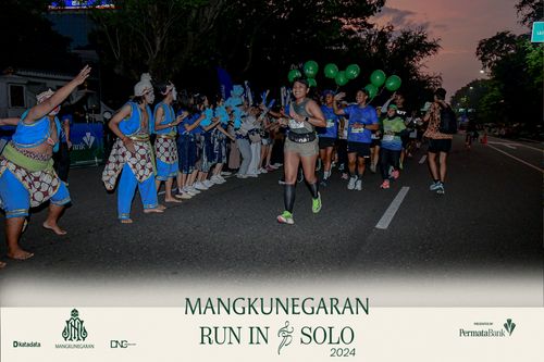 Race photo from Mangkunegaran Run 2024
