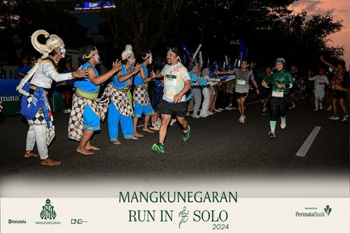 Race photo from Mangkunegaran Run 2024