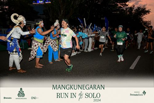 Race photo from Mangkunegaran Run 2024