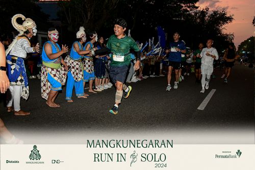Race photo from Mangkunegaran Run 2024