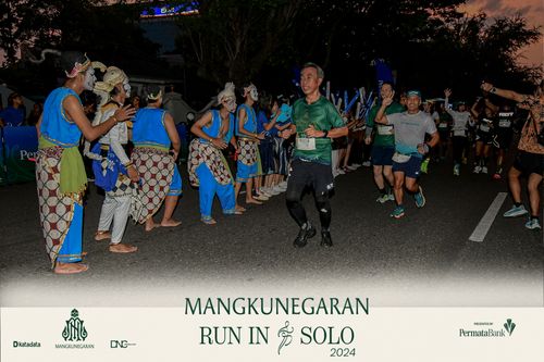 Race photo from Mangkunegaran Run 2024