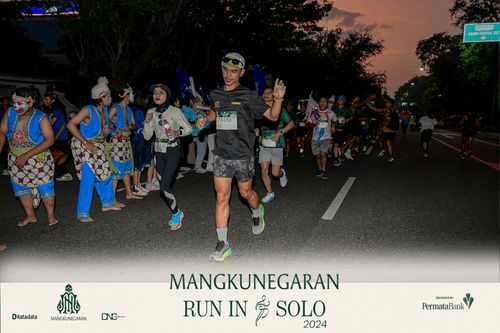 Race photo from Mangkunegaran Run 2024