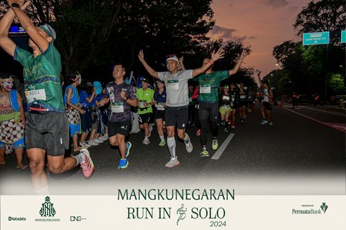 Race photo from Mangkunegaran Run 2024