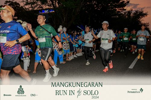 Race photo from Mangkunegaran Run 2024