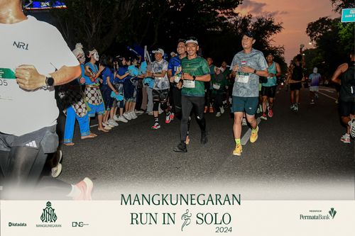 Race photo from Mangkunegaran Run 2024