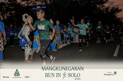Race photo from Mangkunegaran Run 2024