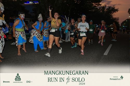 Race photo from Mangkunegaran Run 2024