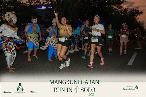 Race photo from Mangkunegaran Run 2024