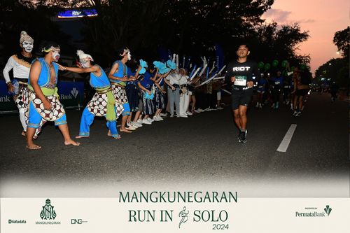 Race photo from Mangkunegaran Run 2024