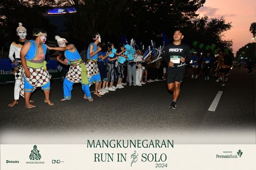 Race photo from Mangkunegaran Run 2024