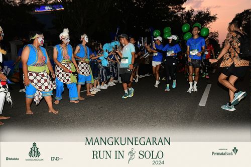 Race photo from Mangkunegaran Run 2024