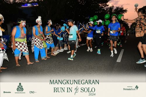Race photo from Mangkunegaran Run 2024