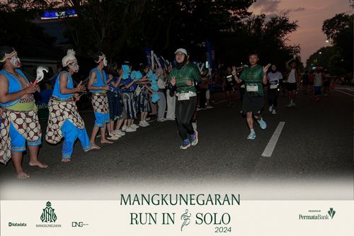 Race photo from Mangkunegaran Run 2024