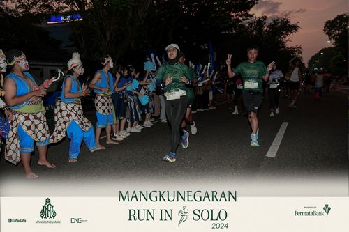 Race photo from Mangkunegaran Run 2024