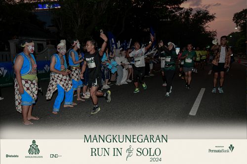 Race photo from Mangkunegaran Run 2024