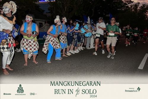 Race photo from Mangkunegaran Run 2024