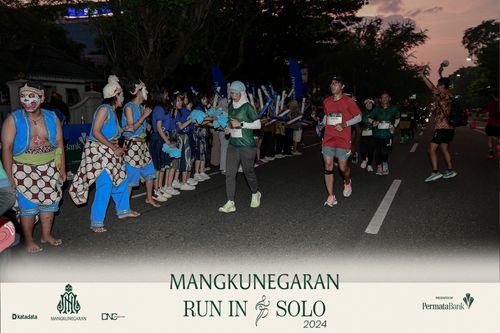 Race photo from Mangkunegaran Run 2024