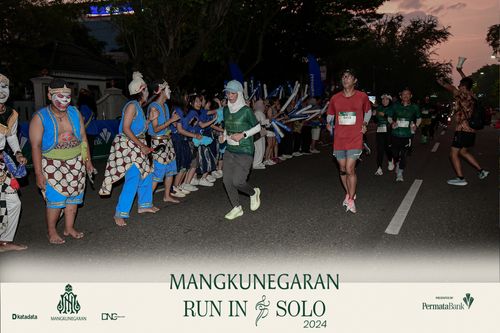 Race photo from Mangkunegaran Run 2024