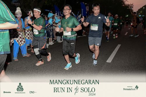 Race photo from Mangkunegaran Run 2024