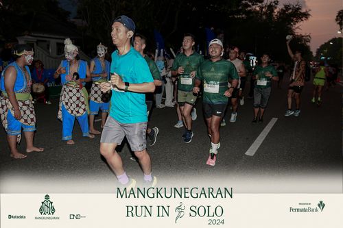 Race photo from Mangkunegaran Run 2024