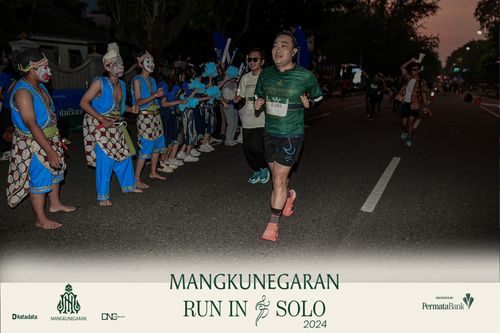 Race photo from Mangkunegaran Run 2024