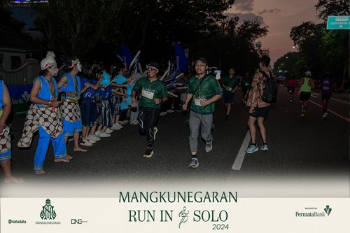 Race photo from Mangkunegaran Run 2024