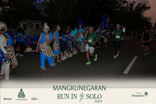 Race photo from Mangkunegaran Run 2024