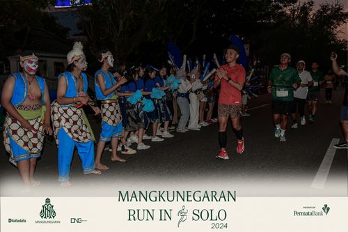 Race photo from Mangkunegaran Run 2024