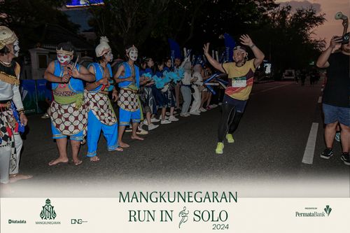 Race photo from Mangkunegaran Run 2024