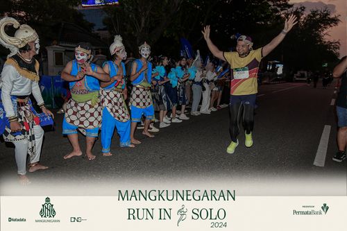 Race photo from Mangkunegaran Run 2024