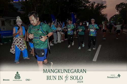 Race photo from Mangkunegaran Run 2024