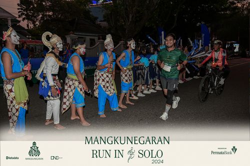Race photo from Mangkunegaran Run 2024