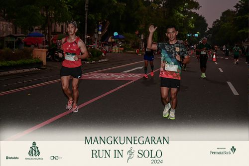 Race photo from Mangkunegaran Run 2024