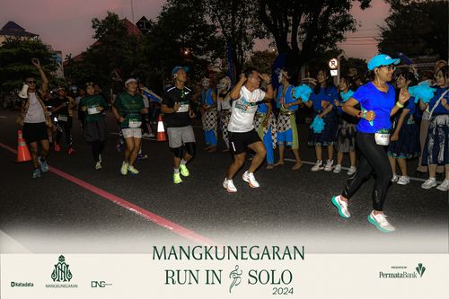 Race photo from Mangkunegaran Run 2024