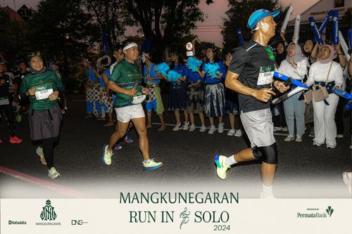 Race photo from Mangkunegaran Run 2024