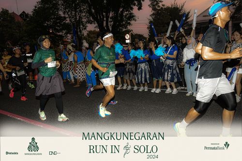 Race photo from Mangkunegaran Run 2024