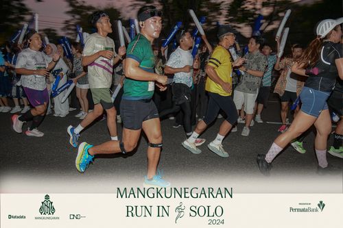 Race photo from Mangkunegaran Run 2024