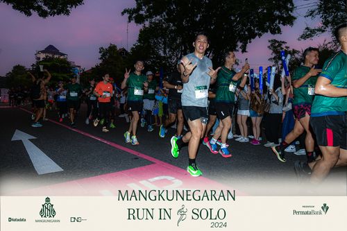 Race photo from Mangkunegaran Run 2024