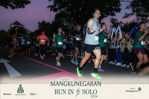 Race photo from Mangkunegaran Run 2024