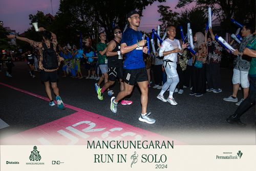 Race photo from Mangkunegaran Run 2024