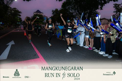 Race photo from Mangkunegaran Run 2024