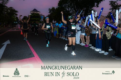 Race photo from Mangkunegaran Run 2024