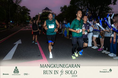 Race photo from Mangkunegaran Run 2024