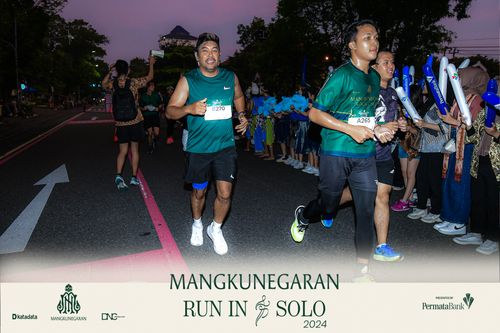 Race photo from Mangkunegaran Run 2024