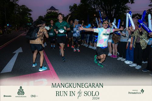 Race photo from Mangkunegaran Run 2024