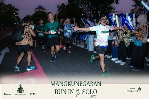 Race photo from Mangkunegaran Run 2024