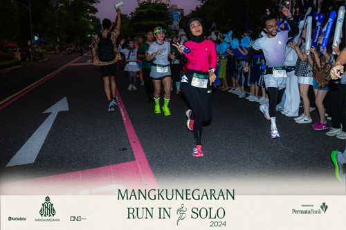 Race photo from Mangkunegaran Run 2024
