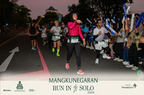 Race photo from Mangkunegaran Run 2024