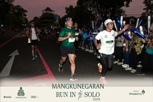 Race photo from Mangkunegaran Run 2024